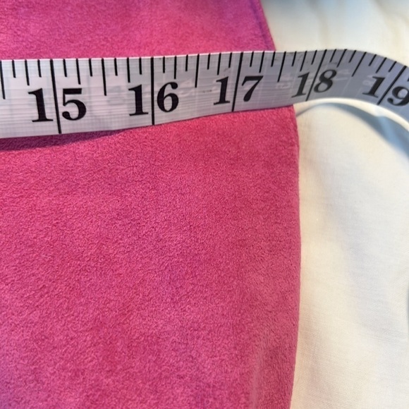 VTG Samuel Robert by Peter Hatsi Andrews, Vibrant Belted Pink Suede,POCKETS, 6 - Picture 14 of 15